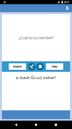 Run android online APK Spanish-Tamil Translator from MyAndroid or emulate Spanish-Tamil Translator using MyAndroid