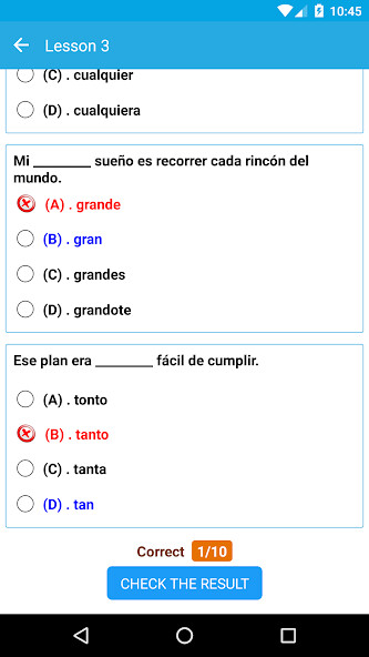 Run android online APK Spanish Test, Spanish practice, Spanish quiz from MyAndroid or emulate Spanish Test, Spanish practice, Spanish quiz using MyAndroid Run android online APK Spanish Test, Spanish practice, Spanish quiz from MyAndroid or emulate Spanish Test, Spanish practice, Spanish quiz using MyAndroid
