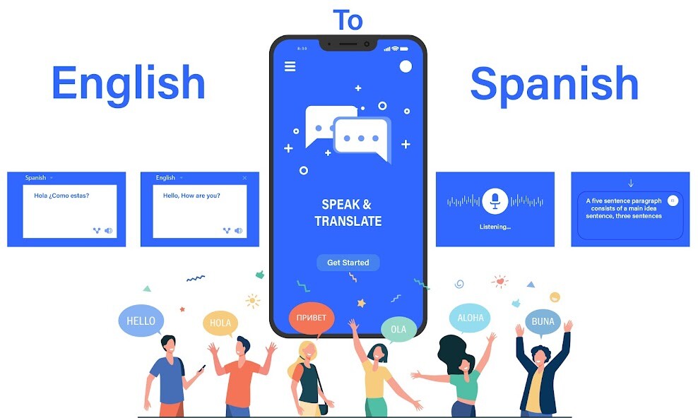 Run android online APK Spanish Translator: Spanish Voice Translation from MyAndroid or emulate Spanish Translator: Spanish Voice Translation using MyAndroid