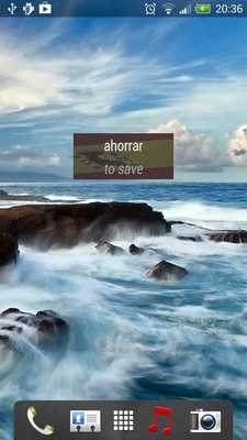 Emulate Android APK Spanish Word a Day Widget Emulate Android APK Spanish Word a Day Widget