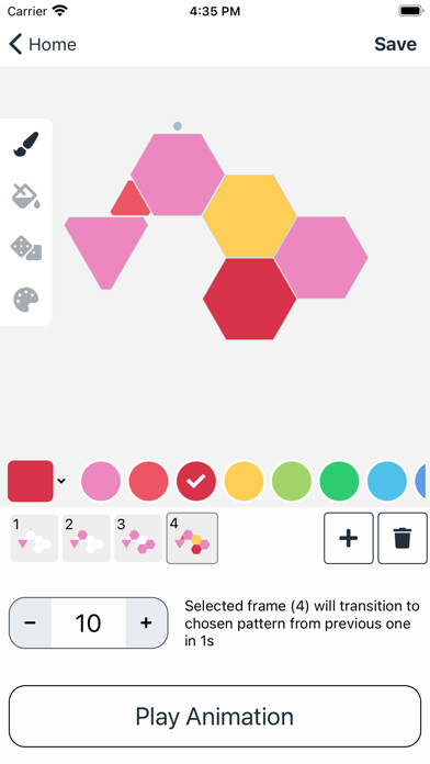 Emulate iPhone app Spark for Nanoleaf using MyAndroid
