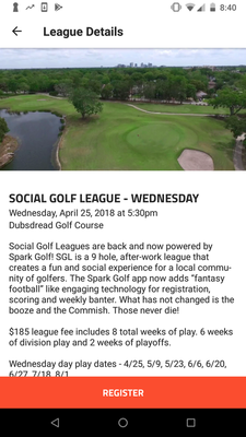 Emulate Android APK Spark Golf