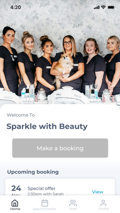 Emulate iPhone app Sparkle with Beauty using MyAndroid Emulate iPhone app Sparkle with Beauty using MyAndroid