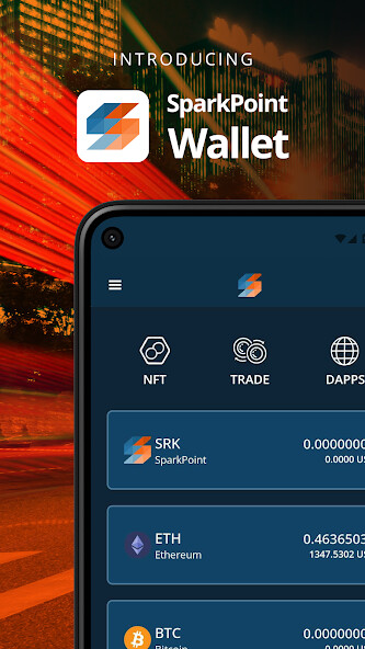 Run android online APK SparkPoint Crypto Wallet from MyAndroid or emulate SparkPoint Crypto Wallet using MyAndroid