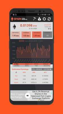 Emulate Android APK Sparkpool Mining Monitor