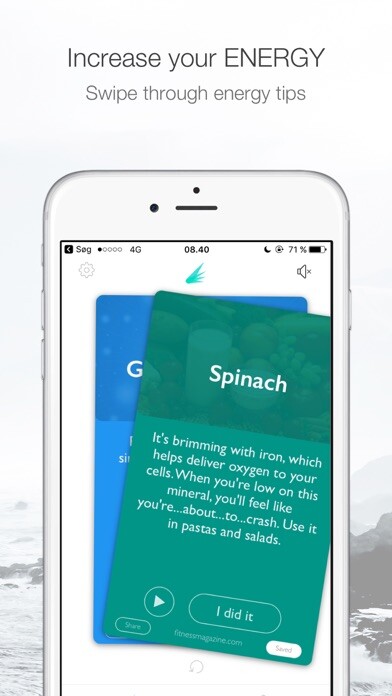 Emulate iPhone app Sparks Energy - Daily Habits using MyAndroid