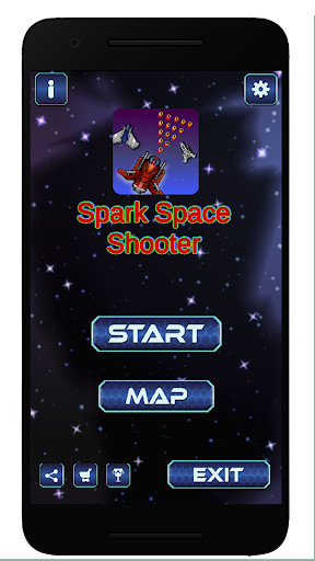 Run android online APK Spark Space Shooter (Offline) - 2020 from MyAndroid or emulate Spark Space Shooter (Offline) - 2020 using MyAndroid