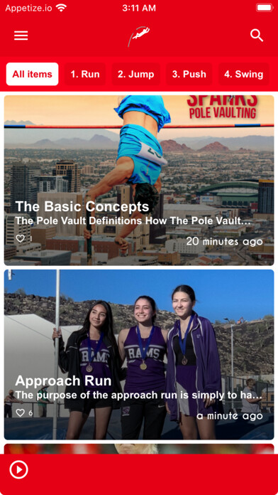 Emulate iPhone app Sparks Pole Vaulting using MyAndroid Emulate iPhone app Sparks Pole Vaulting using MyAndroid