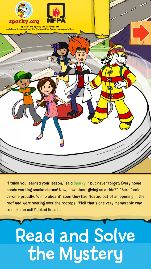 Emulate iPhone app Sparky & The Case of the Missing Smoke Alarms using MyAndroid Emulate iPhone app Sparky & The Case of the Missing Smoke Alarms using MyAndroid