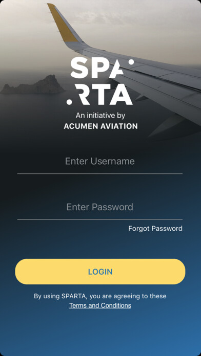 Emulate iPhone app SPARTA Acumen Aviation using MyAndroid