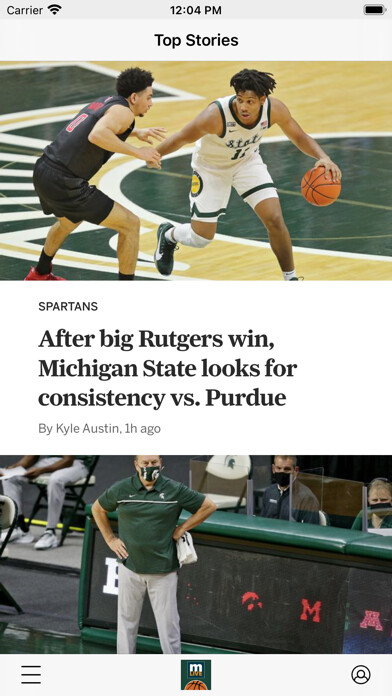 Emulate iPhone app Spartans Basketball News using MyAndroid Emulate iPhone app Spartans Basketball News using MyAndroid