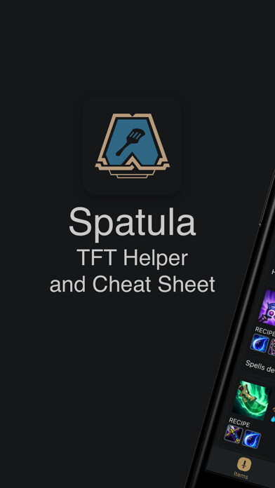 Emulate iPhone app Spatula: TFT Cheat Sheet using MyAndroid