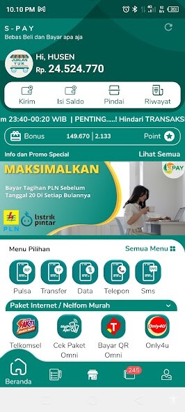 Run android online APK SPAY ( Pulsa dan PPOB ) from MyAndroid or emulate SPAY ( Pulsa dan PPOB ) using MyAndroid