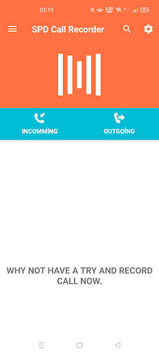 Run android online APK SPD Call Recorder from MyAndroid or emulate SPD Call Recorder using MyAndroid