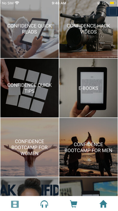 Emulate iPhone app Speak Confident using MyAndroid
