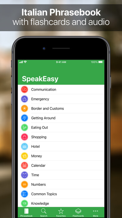 Emulate iPhone app SpeakEasy Italian Pro using MyAndroid Emulate iPhone app SpeakEasy Italian Pro using MyAndroid