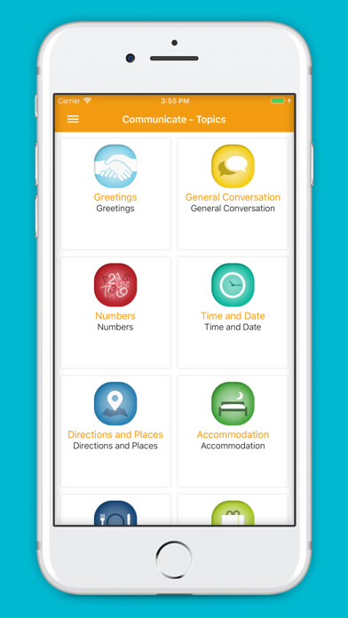 Emulate iPhone app Speak English Communication using MyAndroid