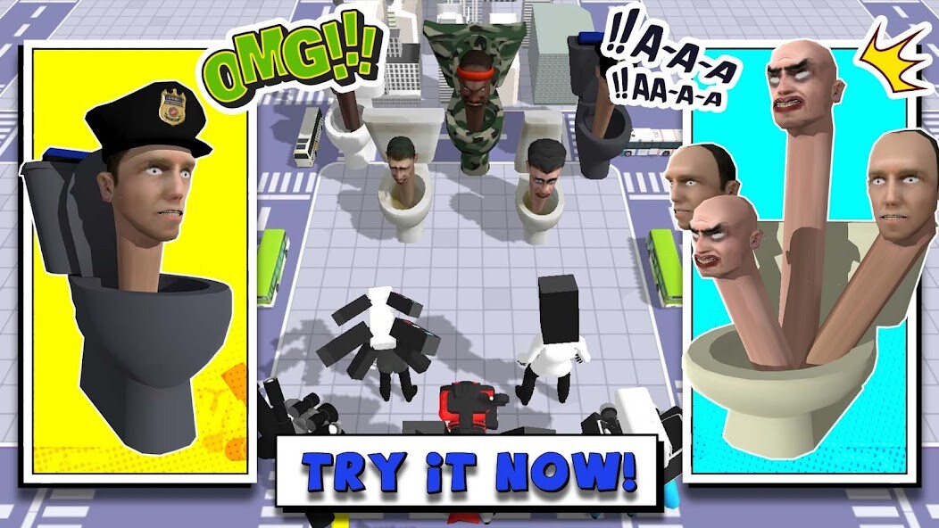 Run android online APK Speakerman Kamera Battle from MyAndroid or emulate Speakerman Kamera Battle using MyAndroid