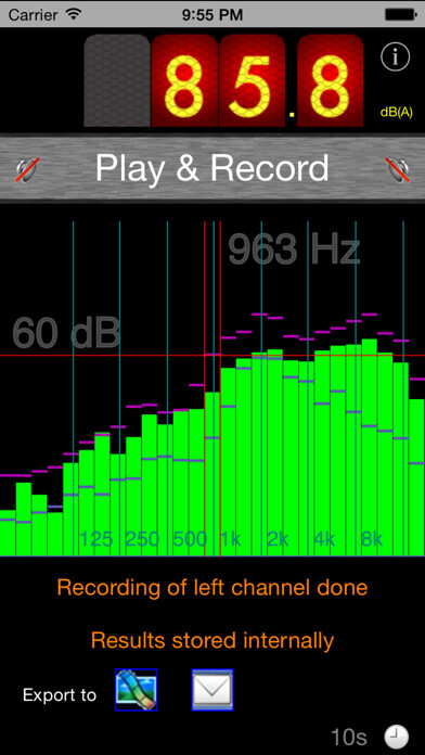 Emulate iPhone app Speaker Meter using MyAndroid Emulate iPhone app Speaker Meter using MyAndroid