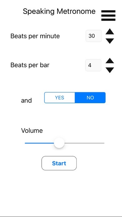 Emulate iPhone app Speaking Metronome 2 using MyAndroid Emulate iPhone app Speaking Metronome 2 using MyAndroid