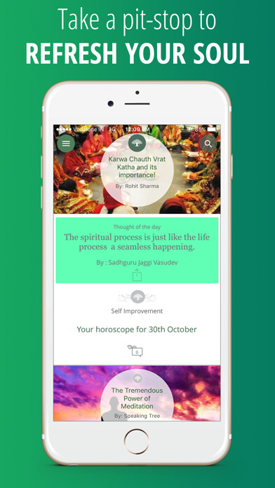 Emulate iPhone app Speaking Tree for iPhone using MyAndroid