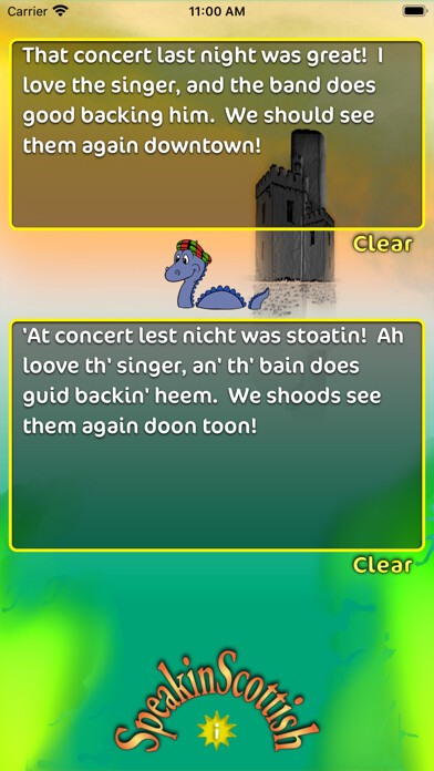 Emulate iPhone app Speakin Scottish using MyAndroid Emulate iPhone app Speakin Scottish using MyAndroid