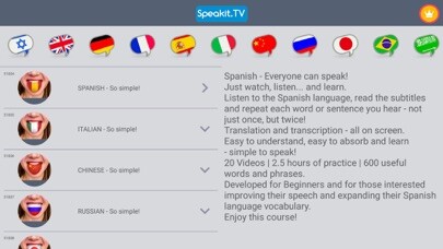 Emulate iPhone app Speakit.TV Language Hub using MyAndroid Emulate iPhone app Speakit.TV Language Hub using MyAndroid
