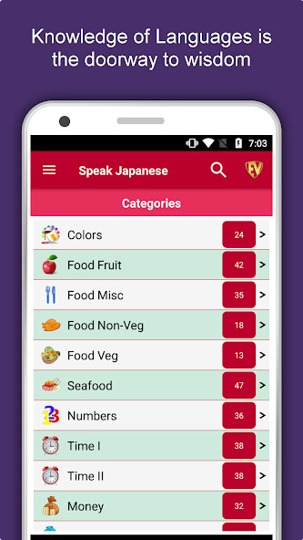 Run android online APK Speak Japanese : Learn Japanese Language Offline from MyAndroid or emulate Speak Japanese : Learn Japanese Language Offline using MyAndroid