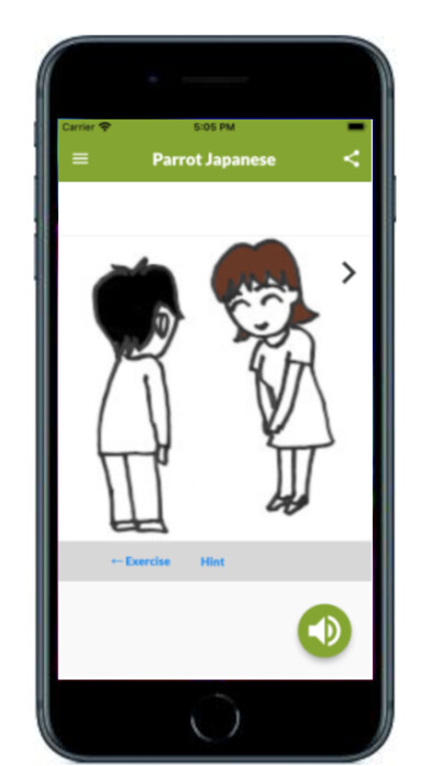 Emulate iPhone app Speak Japanese Like Parrot using MyAndroid Emulate iPhone app Speak Japanese Like Parrot using MyAndroid