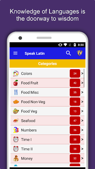 Run android online APK Speak Latin : Learn Latin Language Offline from MyAndroid or emulate Speak Latin : Learn Latin Language Offline using MyAndroid