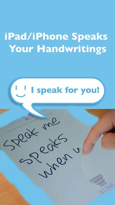 Emulate iPhone app Speak Me using MyAndroid