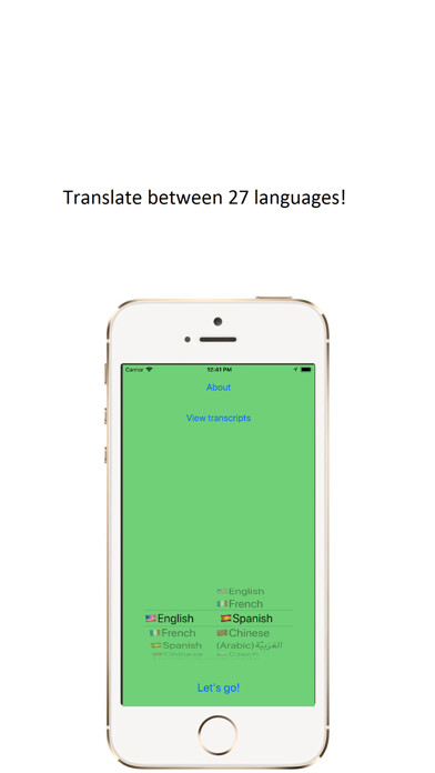 Emulate iPhone app Speak To Anyone using MyAndroid