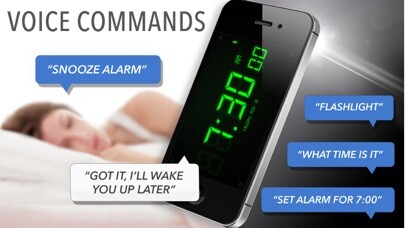 Emulate iPhone app SpeakToSnooze Alarm Clock HD using MyAndroid