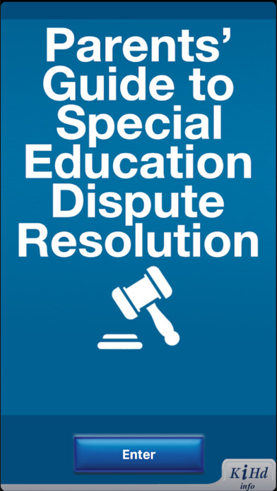 Emulate iPhone app Special Ed Dispute Resolution using MyAndroid