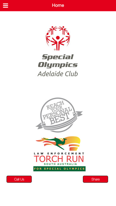 Emulate iPhone app Special Olympics Adelaide Club using MyAndroid