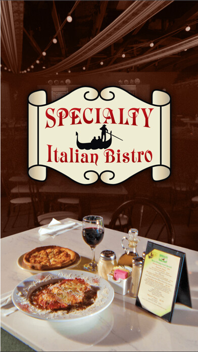 Emulate iPhone app Specialty Italian Bistro using MyAndroid