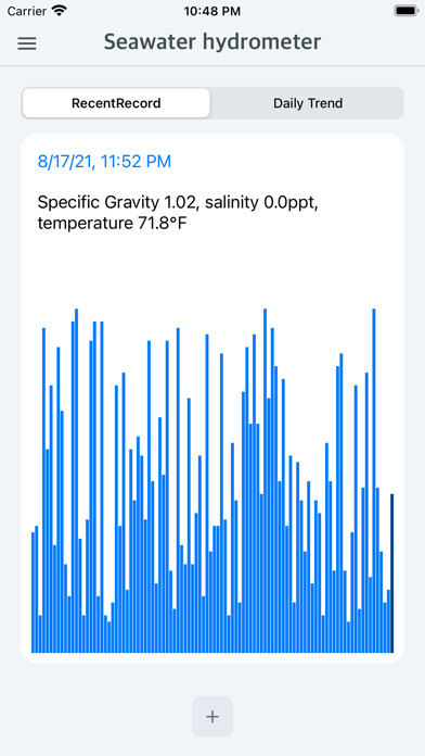 Emulate iPhone app Specific Gravity Refractometer using MyAndroid Emulate iPhone app Specific Gravity Refractometer using MyAndroid