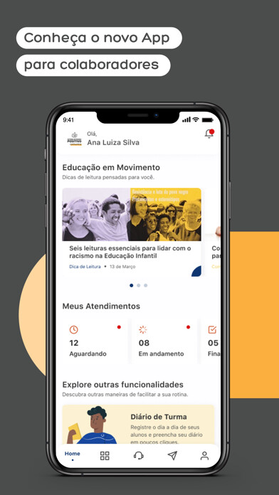 Emulate iPhone app SPE Comunica Colaborador using MyAndroid