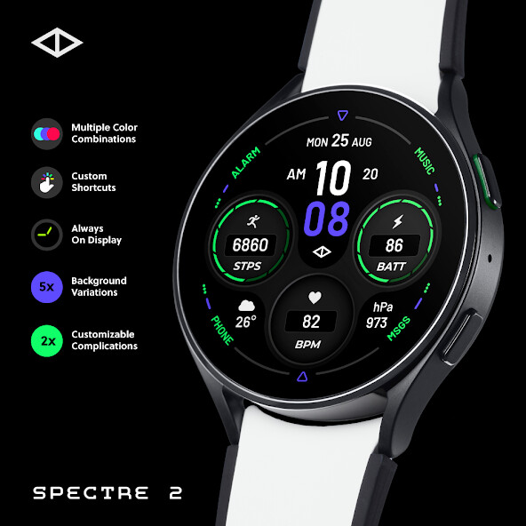 Run android online APK Spectre 2: Digital Watch Face from MyAndroid or emulate Spectre 2: Digital Watch Face using MyAndroid Run android online APK Spectre 2: Digital Watch Face from MyAndroid or emulate Spectre 2: Digital Watch Face using MyAndroid