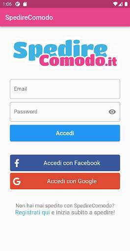 Run android online APK SpedireComodo from MyAndroid or emulate SpedireComodo using MyAndroid