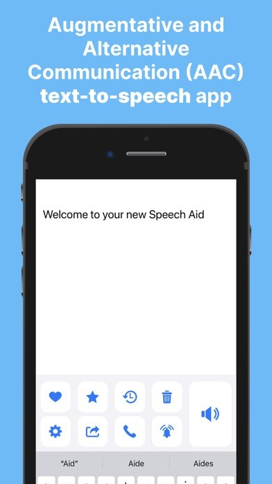 Emulate iPhone app Speech Aid - Text to Voice AAC using MyAndroid Emulate iPhone app Speech Aid - Text to Voice AAC using MyAndroid