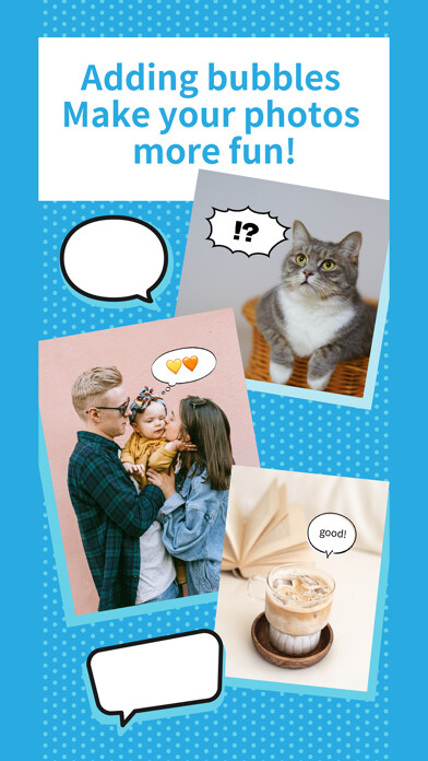 Emulate iPhone app Speech Bubble Maker using MyAndroid