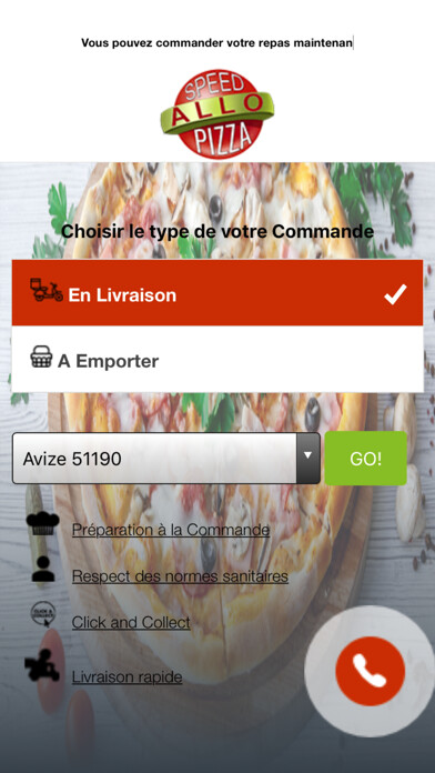 Emulate iPhone app Speed Allo Pizza using MyAndroid Emulate iPhone app Speed Allo Pizza using MyAndroid