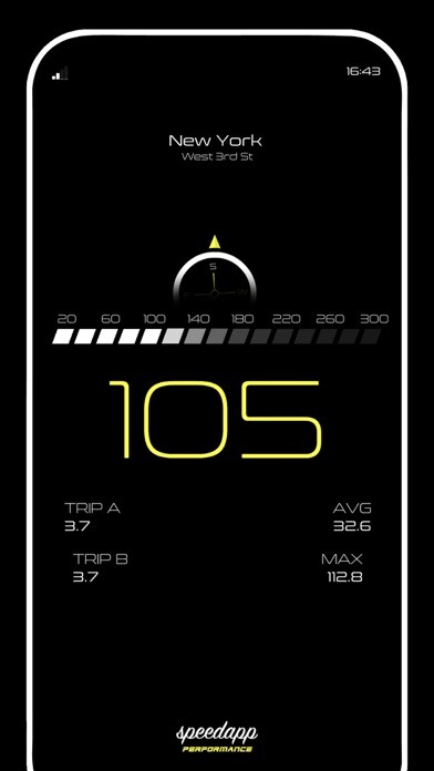 Emulate iPhone app SpeedApp - Speedometer using MyAndroid Emulate iPhone app SpeedApp - Speedometer using MyAndroid