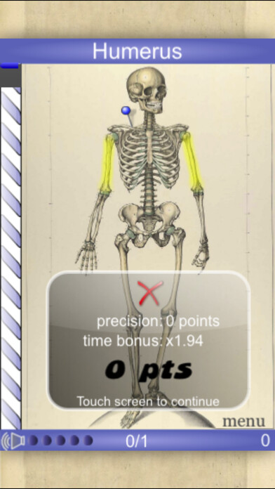 Emulate iPhone app Speed Bones Lite (Quiz) using MyAndroid Emulate iPhone app Speed Bones Lite (Quiz) using MyAndroid