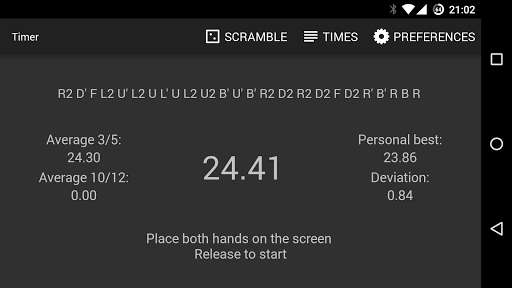 Run android online APK SpeedCubing Timer from MyAndroid or emulate SpeedCubing Timer using MyAndroid Run android online APK SpeedCubing Timer from MyAndroid or emulate SpeedCubing Timer using MyAndroid