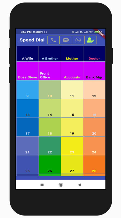 Emulate iPhone app Speed Dial using MyAndroid Emulate iPhone app Speed Dial using MyAndroid
