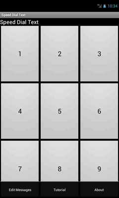 Emulate Android APK Speed Dial Text Lite