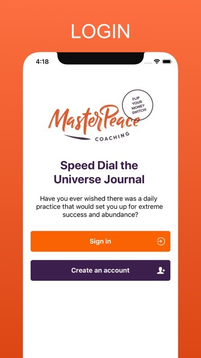 Emulate iPhone app Speed Dial the Universe using MyAndroid