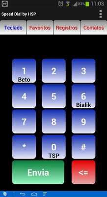 Emulate Android APK Speed Dial Z
